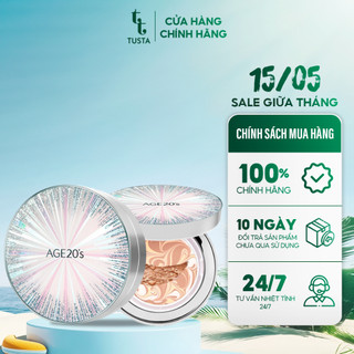 Phấn Tươi Age20's Essence Cover Pact Original EX Intense Cover 12.5g mỏng nhẹ, không thấm nước