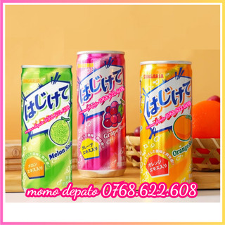 Nước soda sangaria trái cây dưa lưới, nho, cam 250ml