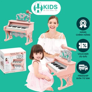 Đàn piano điện tử 25 phím cho bé tự học tại nhà X KIDS có mic hát thu âm, kết nối điện thoại kèm sẵn 22 bài hát vui vẻ