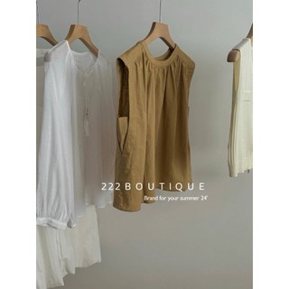 Áo xát nách basic acme 4 linen 10950