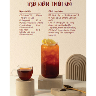 Trà Thái Đỏ Túi Lọc SAVO (Gói 300g)