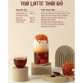 Trà Thái Đỏ Túi Lọc SAVO (Gói 300g)