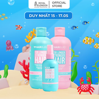 Combo Gội Xả + Xịt Dưỡng Chăm sóc Mọc Tóc Hairburst 350ml/chai + 125ml