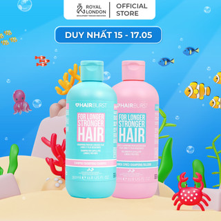 Set gội xả HAIRBURST kích thích tóc mọc dài hơn chắc khỏe hơn 350ml/chai