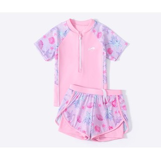 Áo Bơi 2 Mảnh Bé Gái - Chất Vải Cao Cấp, Bé từ 10-45kg HAB6008