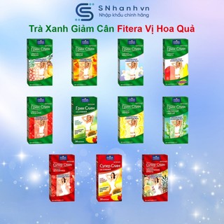 Trà xanh giảm cân fitera vị hoa quả