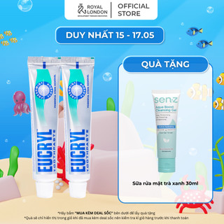 Combo 2 Kem đánh răng Eucryl hỗ trợ làm trắng răng (2x62g)