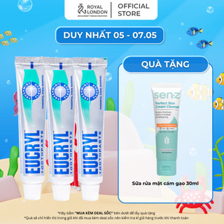Combo 3 Kem đánh răng Eucryl hỗ trợ làm trắng răng (3x62g)