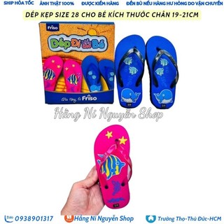 Dép kẹp cho bé size 28 chiều dài dép 18cm