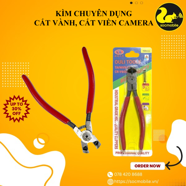 Kìm Chuyên Dụng Cắt Viền, Cắt Vành Camera