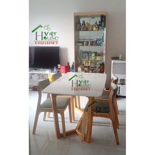 Bộ bàn ăn Concorde Bella mặt đá (Freeship nt HCm, Dĩ An, Biên Hoà)