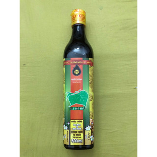 Nước tương Lá Bồ Đề 500ML [Nước Tương Chay Cao Cấp] - 500ML Soy Sauce "Bohdi leaf" Glass Bottle