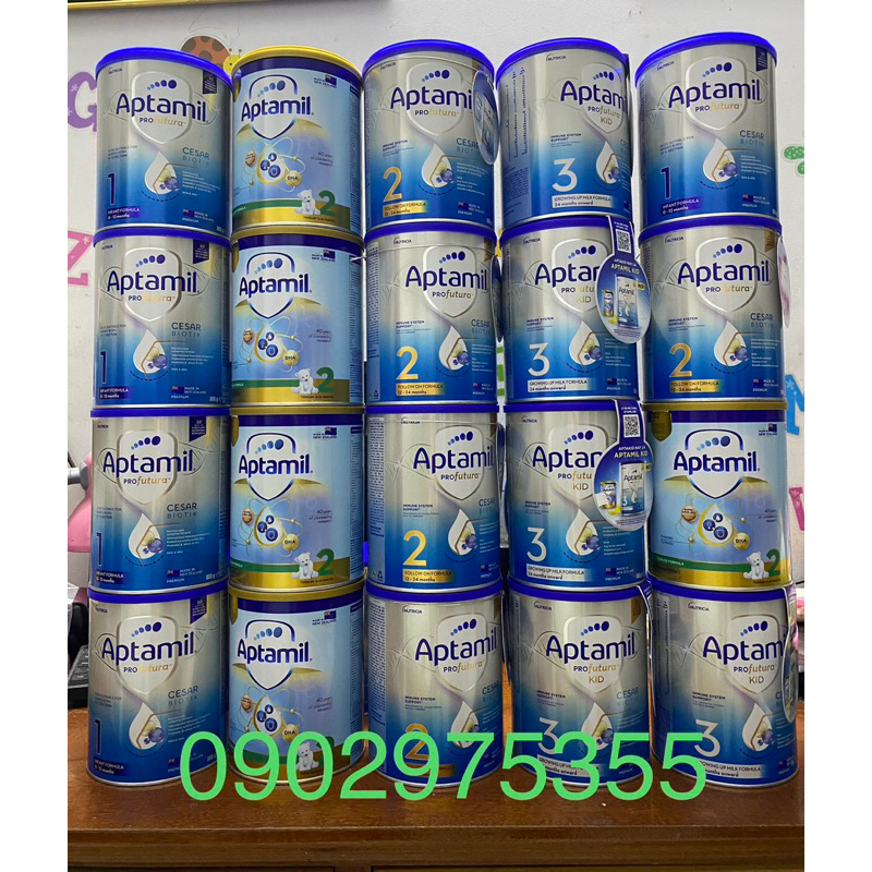 sữa bột Aptamil New Zealand số 1,2,3 ( 6 lon )