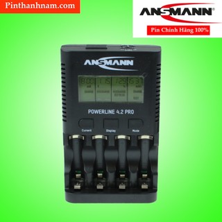 Bộ Sạc Pin Ansmann Powerline 4 Pro - Hàng Chính Hãng