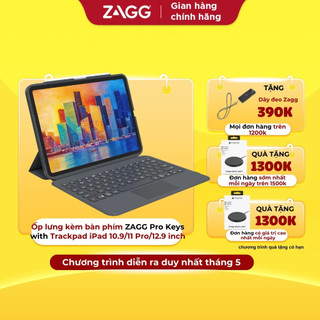 Ốp lưng kèm bàn phím ZAGG Pro Keys with Trackpad iPad Pro 12.9 inch - 103409289
