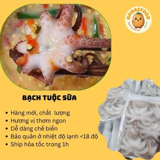 Bạch tuộc sữa khay 500gr NET 400gr , hải sản siêu ngon, dinh dưỡng