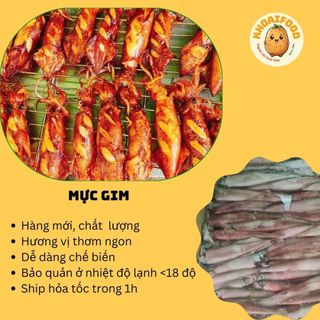 Mực ghim 9-12a khay 500gr, hải sản siêu ngon, dinh dưỡng