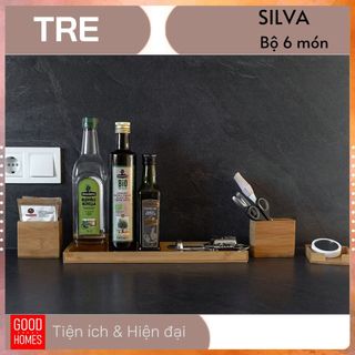 Khay gỗ tre đựng đồ đa năng