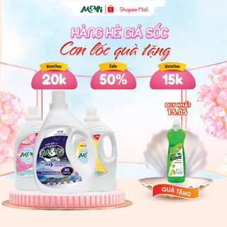 Nước Giặt Xả Mori Can 3kg, đa dạng mùi hương, thơm lâu, tiết kiệm với can 3L MR004