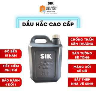 DẦU HẮC NHỰA ĐƯỜNG SIK LỎNG CHỐNG THẤM  CAO CẤP 5L