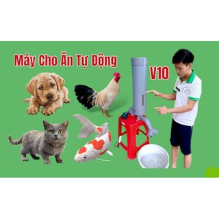 Máy Cho Cá Lươn Mèo Ăn Tự Động mẫu V10 An TCS