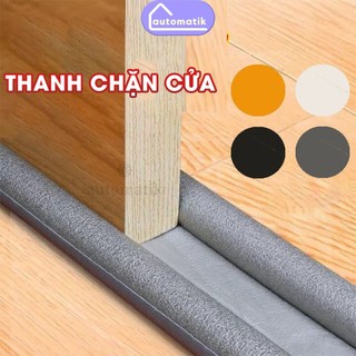 Thanh Chắn Chặn Khe Cửa Chống Va Đập Côn Trùng Automatik Nẹp Xốp PU Chống Ồn Cách Âm Nước Kẹt Tay Chuột Bụi Trầy Xước 