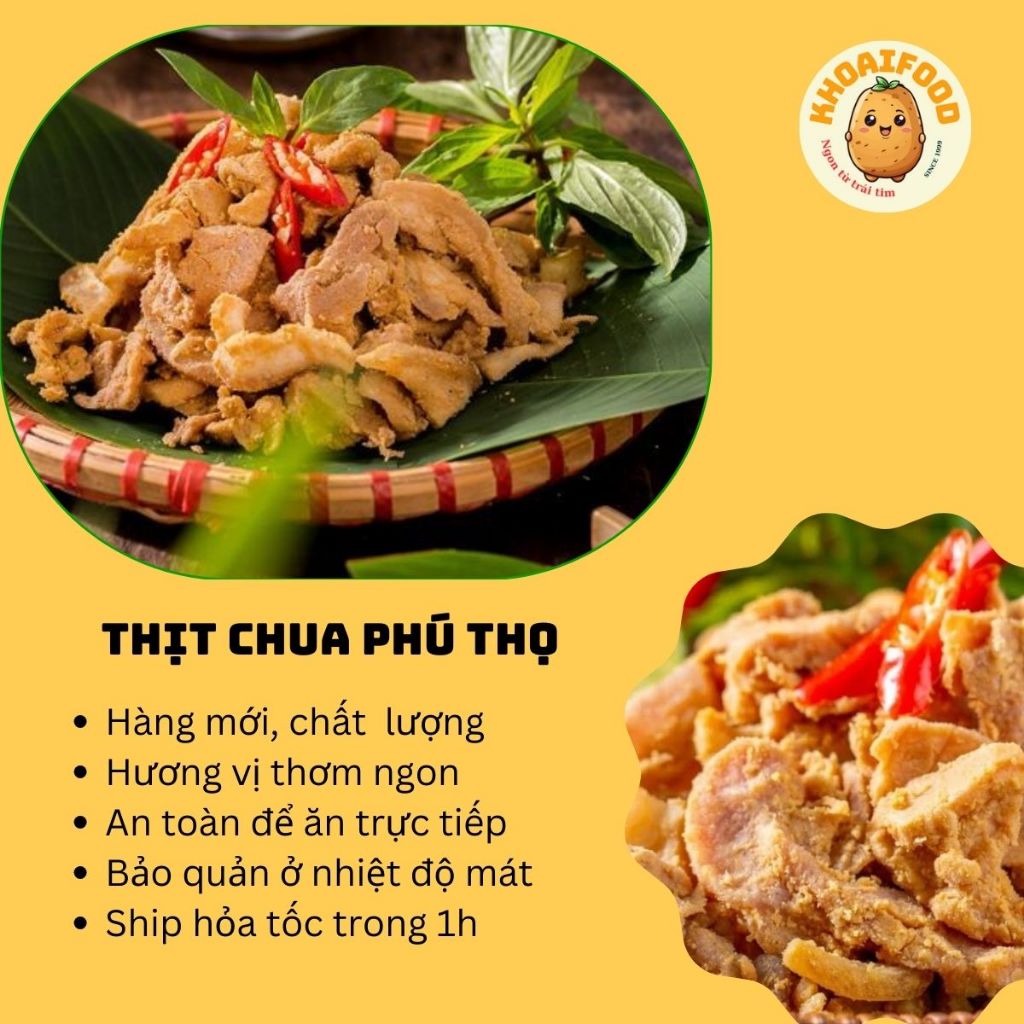 Thịt chua Phú Thọ - Đặc sản Phú Thọ