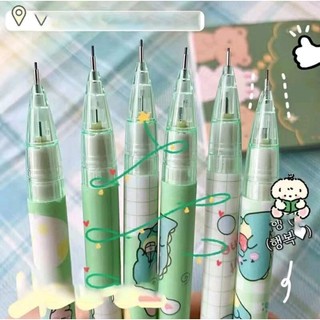 🌴🖊 BÚT BẤM CHÌ KIM 2B HÌNH KHỦNG LONG☘ 🦕🦖🌴