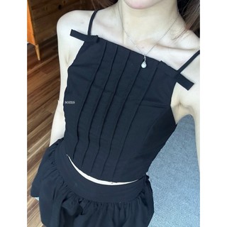 Áo dây xếp ly nơ xinh - 𝐁𝐞𝐥𝐥𝐚 𝐓𝐨𝐩