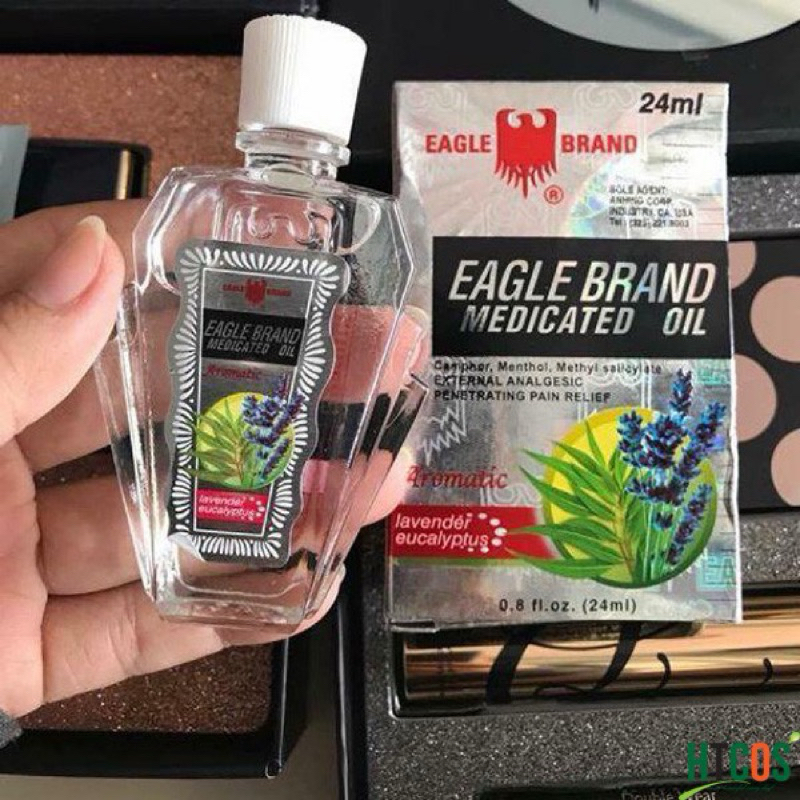 Dầu Gió Trắng Hương Valender Hiệu Con ó Eagle Brand Meducared Oil 24ml Của Singapore nhập Mỹ