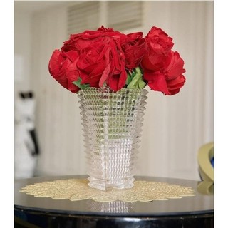 Lọ hoa pha lê irris, bình hoa pha lê cao 28cm, tinh hoa nghệ thuật, đỉnh cao sang trọng , nhadep_99