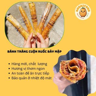 Bánh tráng cuộn mắm ruốc anh Bảy Mập (set 10 chiếc) đặc sản Phan Rang, ăn vặt cực hấp dẫn, ăn là mê