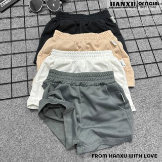 (NÊN TĂNG SIZE) Quần Sooc Đùi Bé Trai Vải Da Cá Dáng Đẹp, Quần Short Bé Trai Hanxu