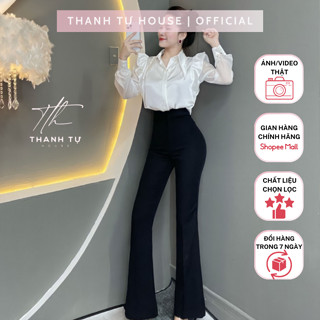 Quần Thiết Kế Lưng Cao Dáng Dài Ống Loe Q101 - Thanh Tự