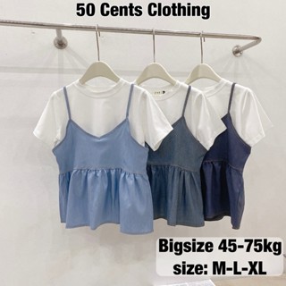 Set Áo Yếm Nữ Demi Dáng Babydoll Có Bigsize 45-75kg Phong Cách Korea Hàng Loại 1 ( 50 Cents Clothing ) #223