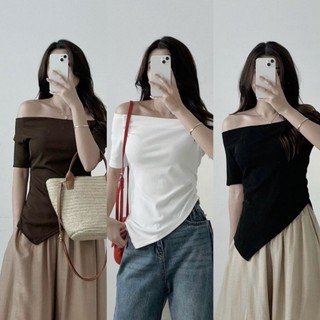 Áo Croptop Trễ Vai Body Nhiều Màu Ulzzang