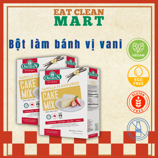 Bột Làm Bánh Vani Không Gluten Orgran - GLUTEN FREE Vanilla Cake Mix Hộp 375g