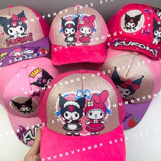 Bé 3-7 TUỔI/ Mũ lưỡi trai cho bé trai bé gái phungvyshop- Nón trẻ em Kết trung / KUROMI các loại /