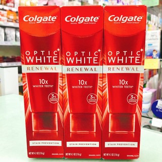 Kem đánh răng Colgate Optic White 116g - đánh tan mảng bám, trắng răng (Mexico)