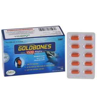 Goldbones 1500 Abipha hộp 60 viên hỗ trợ tăng tiết, bôi trơn khớp, giúp khớp vận động linh hoạt