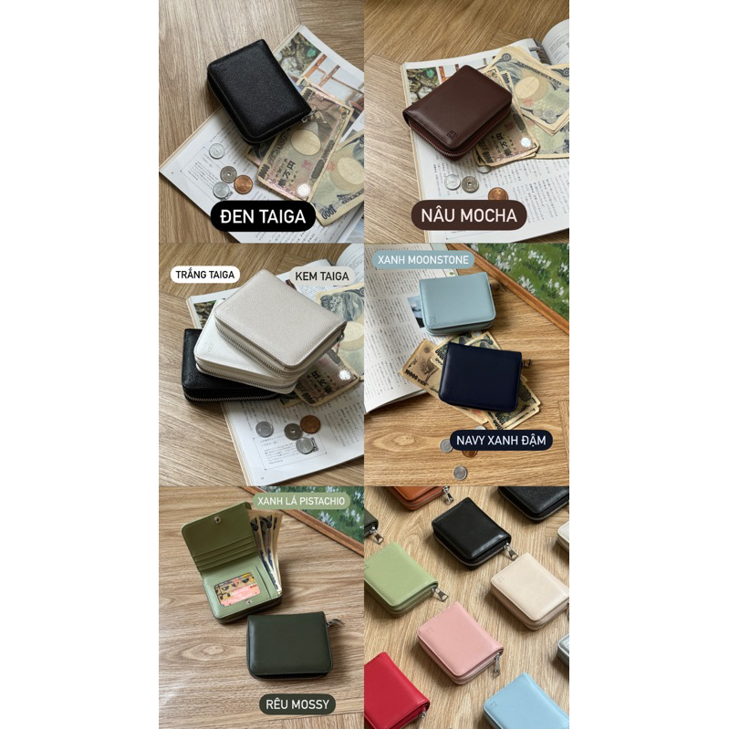 Haruki はるき Zipper Wallet - Ví Dây Kéo Lớn Dạng 2 Ngăn Haruki ( Ouithebrand ) | BigBuy360 - bigbuy360.vn