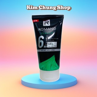   Tuýp 150g  Gel Tạo Kiểu Tóc Romano Classic SỐ 6 Giữ nếp siêu cứng 