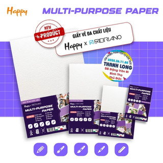 Hckt - giấy happy vẽ đa chất liệu multi-purpose paper định lượng 200gsm