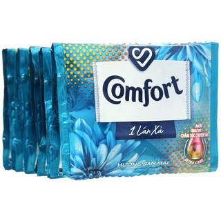 Dây 10 gói nước xả vải Comfort thơm lâu, mềm vải