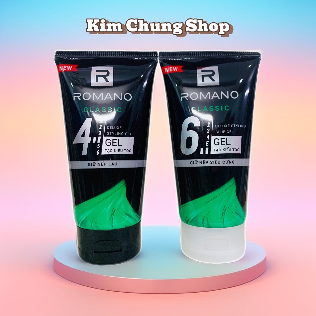 Gel Vuốt Tóc ROMANO CLASSIC (Cứng và siêu cứng)