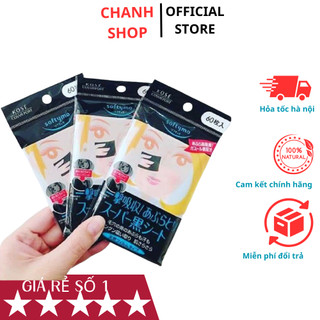 Giấy thấm dầu kose, giấy thấm dầu nhật bản,giấy thấm dầu kose softymo nhật bản 60 tờ