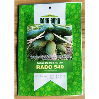 Hạt giống Đu đủ siêu lùn Rado 540