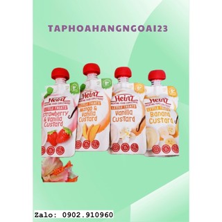 Váng sữa heinz custard đủ vị nội địa úc 120g