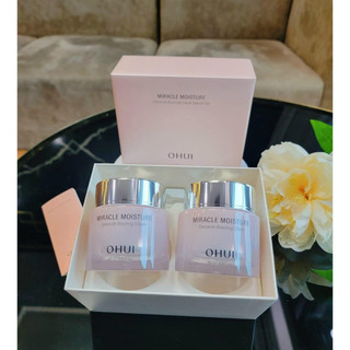  Set Kem dưỡng da siêu giữ ẩm ohui trắng hồng mịn màng Ohui Miracle Moisture Cream 60ml+60ml 