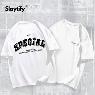 Áo phông nữ SLAYTIFY thun Premium cotton 260gsm in chữ special thoáng mát cho mùa hè C10S